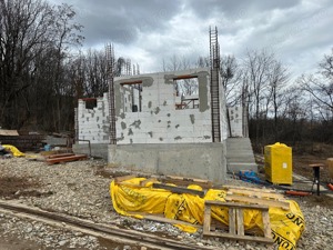 Casa ( neterminata) si teren de vanzare - Mosoaia Arges - imagine 4