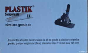 dispozitiv taiere ceramica 45 
