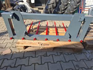 Furca baloti gunoi cu 7 dinti, prindere Euro, pentru incarcator frontal  - imagine 4