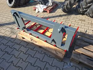 Furca baloti gunoi cu 7 dinti, prindere Euro, pentru incarcator frontal  - imagine 3