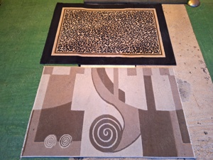 Carpeta covor persan 160x100Cm crem si 170x120 Black Tiger