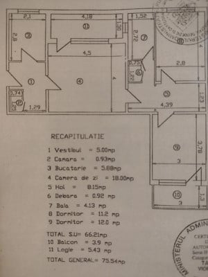 Apartament 3 camere/Romancierilor,Drumul Taberei - imagine 12