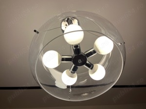 Lustră de interior AUDI-10, 5 x E27, IDEAL LUX, Argintiu, transparenta