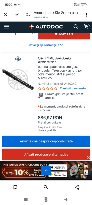 Telescoape spate kia Sorento 2007+ - imagine 5