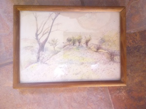 Vând tablou vintage, pe metal,harta lumii,print digital - imagine 5