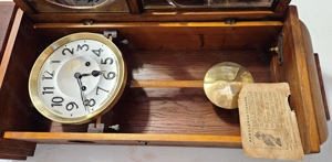 Ceas de perete cu pendula Junghans Wurttemberg A 32 - imagine 5