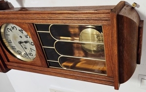 Ceas de perete cu pendula Junghans Wurttemberg A 32 - imagine 2