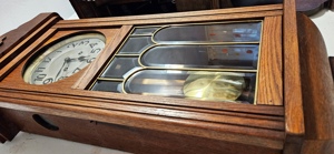 Ceas de perete cu pendula Junghans Wurttemberg A 32 - imagine 4