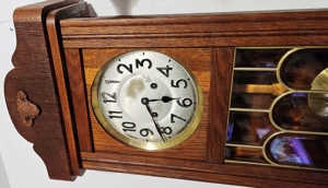 Ceas de perete cu pendula Junghans Wurttemberg A 32 - imagine 3