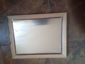 Vând tablou vintage, pe metal,harta lumii,print digital - imagine 3