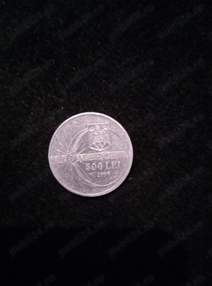 Moneda 500 lei eclipsa totala de soare 1999 11 August 