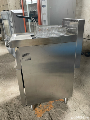 Friteuza profesionala Gaz BERTOS cu 2 cuve capacitate 7+7 l - imagine 5