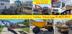 Utilaje de constructii de inchiriat