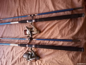 Lanseta Zebco 3m actiune 240g cu mulinete 5000, 5 rulmenti 