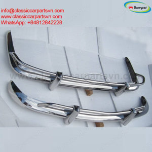 VW Karmann Ghia US Export style bumpers year (1956-1966) by stainless steel new - imagine 2