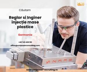 Reglor si Inginer injectie mase plastice (Germania)