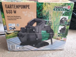 Pompa de gradina Powertec Garden sau Gardenline (este acelasi producator), 600W - imagine 3