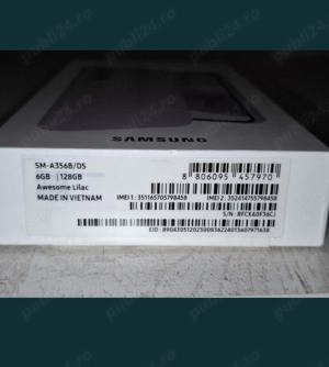 Telefon SAMSUNG Galaxy A35 5G, 128GB, 6GB RAM, Awesome Liliac, SIGILAT - imagine 3