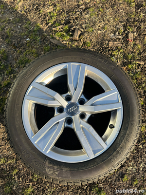 Jante Audi cu cauciucuri 205 55 R16 - imagine 4