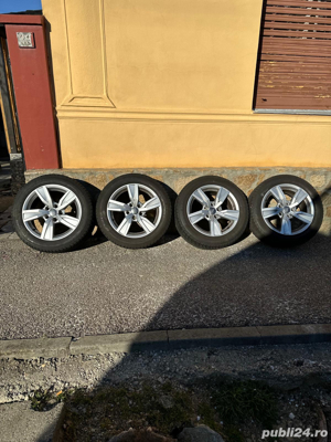 Jante Audi cu cauciucuri 205 55 R16 - imagine 1