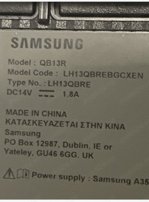 Vând monitor display Samsung QB13R - imagine 2