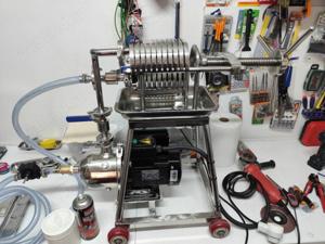 Presa ulei la rece + panza de filtrare - imagine 2