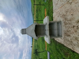 Gratare din beton armat. rezistent la focul cu lemne. Nu crapa