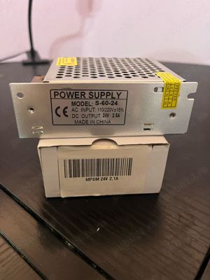 Sursă alimentare Mean Well S-60-24 pentru bandă led