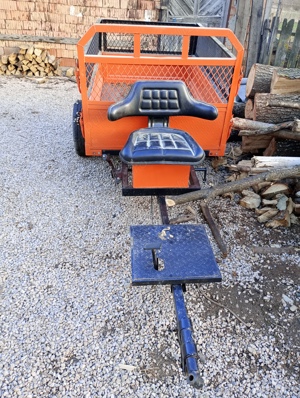 Vând motocultor de 18 cp cu accesorii și remorca de 750kg - imagine 8