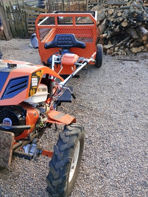 Vând motocultor de 18 cp cu accesorii și remorca de 750kg - imagine 5