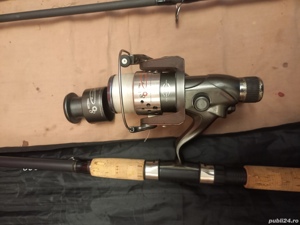 Lsnseta feeder Wind Blade 3,9m 3 varfuri cu mulineta Spro 840, 8 rulmenti  - imagine 4