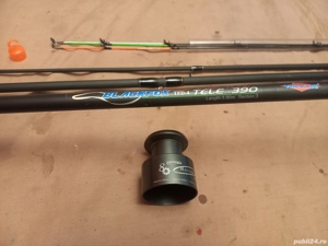 Lsnseta feeder Wind Blade 3,9m 3 varfuri cu mulineta Spro 840, 8 rulmenti  - imagine 5