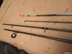 Lsnseta feeder Wind Blade 3,9m 3 varfuri cu mulineta Spro 840, 8 rulmenti  - imagine 3