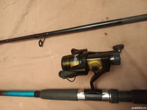 Lanseta FL Spro 2,7m, actiune 200g, mulineta DAM Quik Camaro 3000 - imagine 2