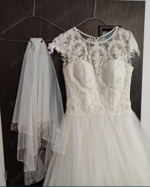 Rochie mireasa White Lady - 42 - imagine 4