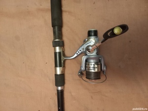 Lanseta Cormoran Comax 2,4m cu mulineta Cormoran Rodeo 1500 3 rulmenti  - imagine 5