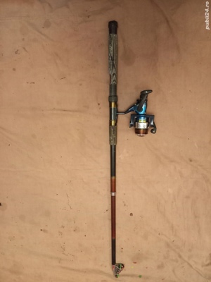 Lanseta Cormoran 2,7m, actiune 100g cu mulineta Cormoran 35  