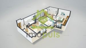  Apartament 3 camere, 75 mp utili + logie – Finisat la cheie ✨