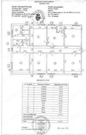 Diferite Birouri de 15 mp utili in uz exclusiv - sau birou separat de 45 mp - COMPLET RENOVAT - imagine 8