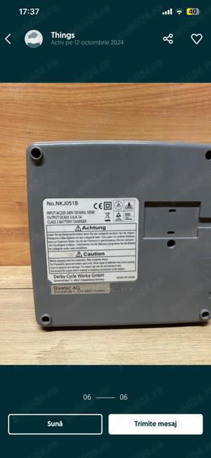 Încărcător rapid de bicicletă electrică la 36V - imagine 2