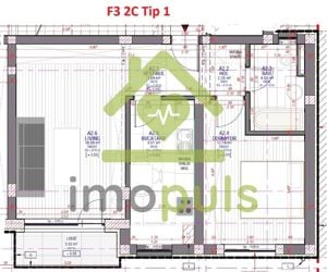  Apartament cu 2 camere, 50,22 mp + balcon 3,53 mp .COMISION 0%✨ - imagine 12