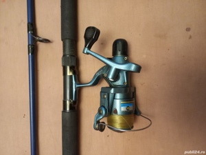 Lanseta Cormoran Eurocor 3m mulineta Cormran 4000, 3 rulmenti  - imagine 4