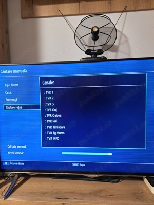 Antentă Tv digitală Well DVB-T DVB-T2 DAB + VHF UHF FM analog - imagine 4