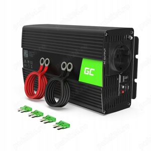 Invertor de tensiune Green Cell 1000W/2000W 12V la 220V/230V Volt USB DC AC