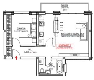 Apartament cu 2 camere, complet finalizat, bucatarie separata Braytim - imagine 15