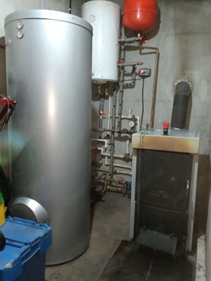 Vând centrala termica pe lemne Gobe 35 Kw și accesorii 