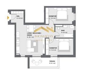 Aradului-Apartament 3 Camere-Centrala Proprie - imagine 16