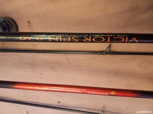 Lanseta Siwedia 2,7m, actiune 150g cu mulinete Rainbow 6000 6 rulmenti  - imagine 2