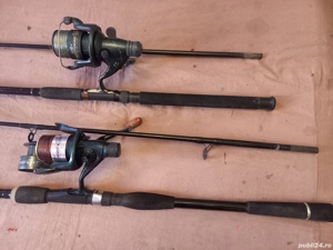 Lanseta Siwedia 2,7m, actiune 150g cu mulinete Rainbow 6000 6 rulmenti  - imagine 3