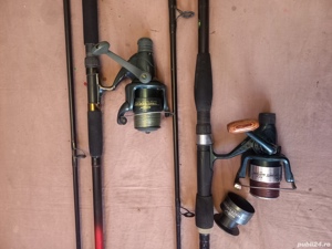 Lanseta Siwedia 2,7m, actiune 150g cu mulinete Rainbow 6000 6 rulmenti  - imagine 5